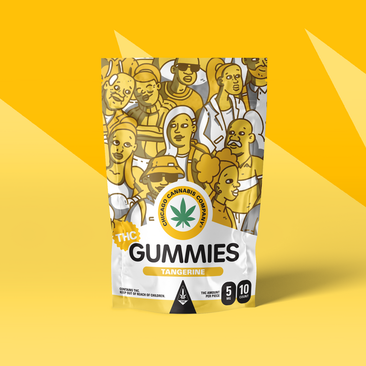 THC Gummies: Tangerine (50mg)