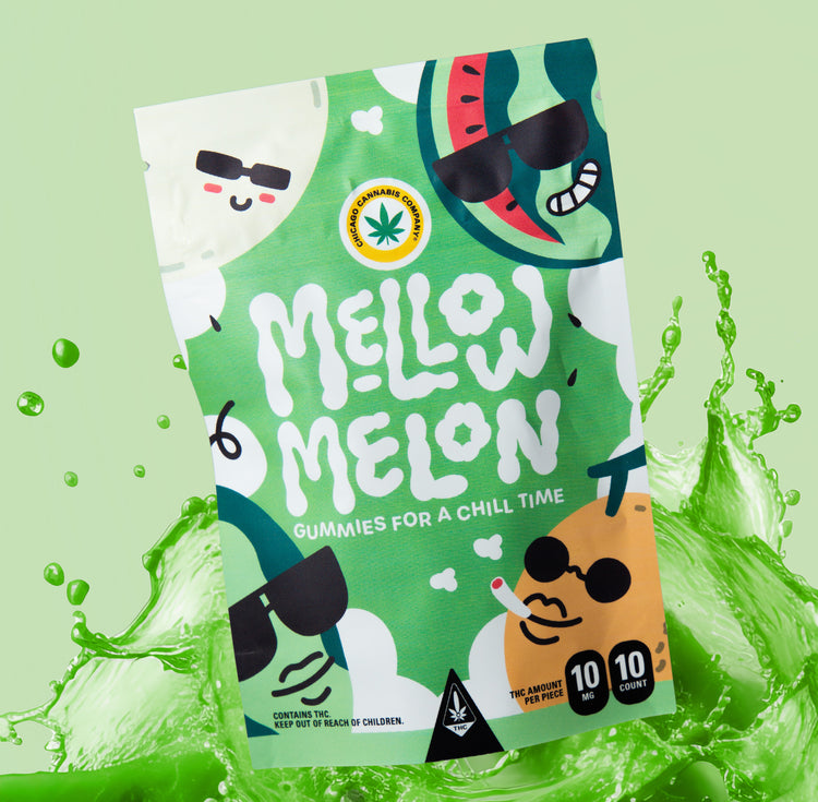 Mellow Melon THC Gummies (100mg) – Chicago Cannabis Company