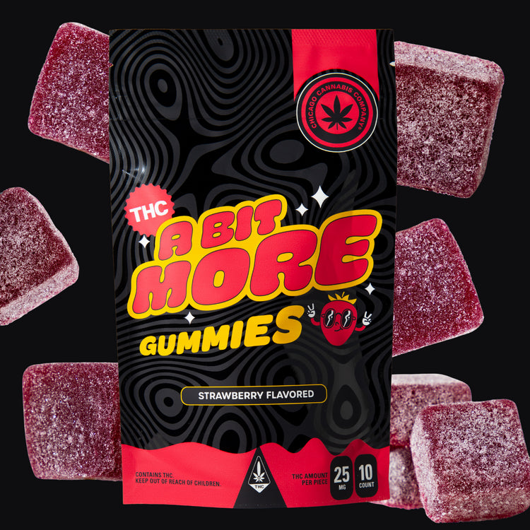 A Bit More Gummies: Strawberry (250mg) – Chicago Cannabis