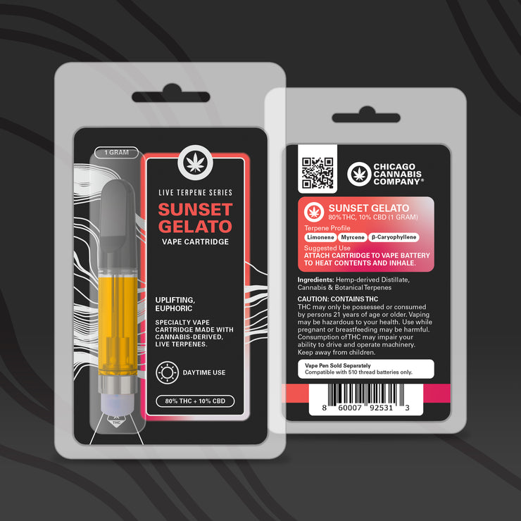 THC Vape: Live Terpene Series (1g cartridge)