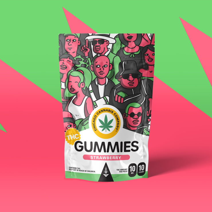 THC Gummies: Strawberry (100mg)